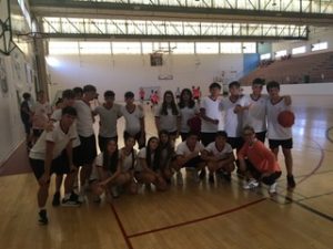 Los alumnos de secundaria del Reina Sofía participan en la jornada escolar de baloncesto de Totana